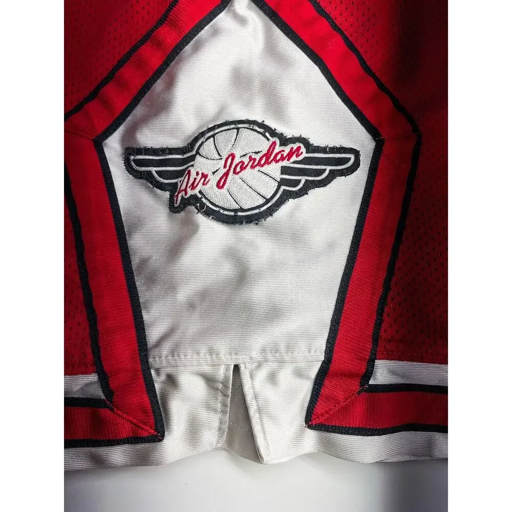 Vintage 90s Nike Air Jordan Basketball Shorts Red Wings Logo Jumpman Mens‎ M